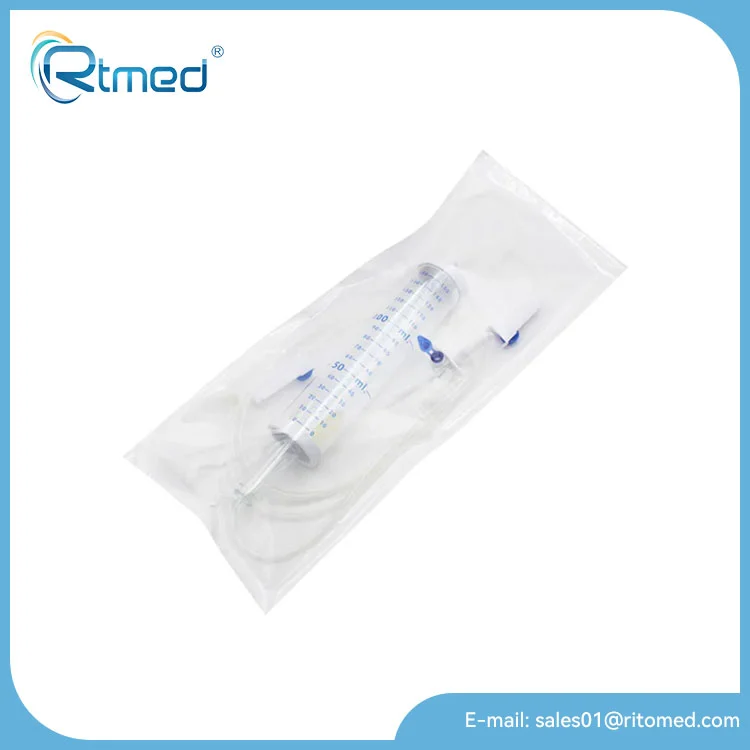 Juego de infusión desechable de Burette