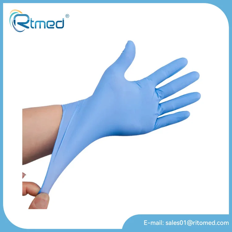 Guantes de examen de nitrilo